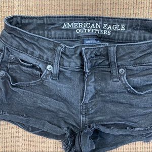 American Eagle Super Low Rise Super Stretch Shorts
